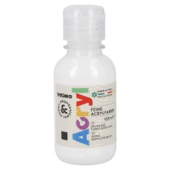 Discount Acrylfarbe, Weiß, 125 Ml Malereibedarf