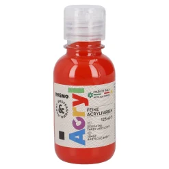 Clearance Acrylfarbe, Zinnoberrot, 125 Ml Malereibedarf