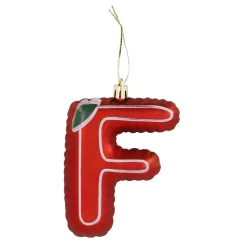 Online Anhänger Buchstabe, F/rot, 10 Cm Weihnachtsgeschenke|Weihnachtsbaumschmuck