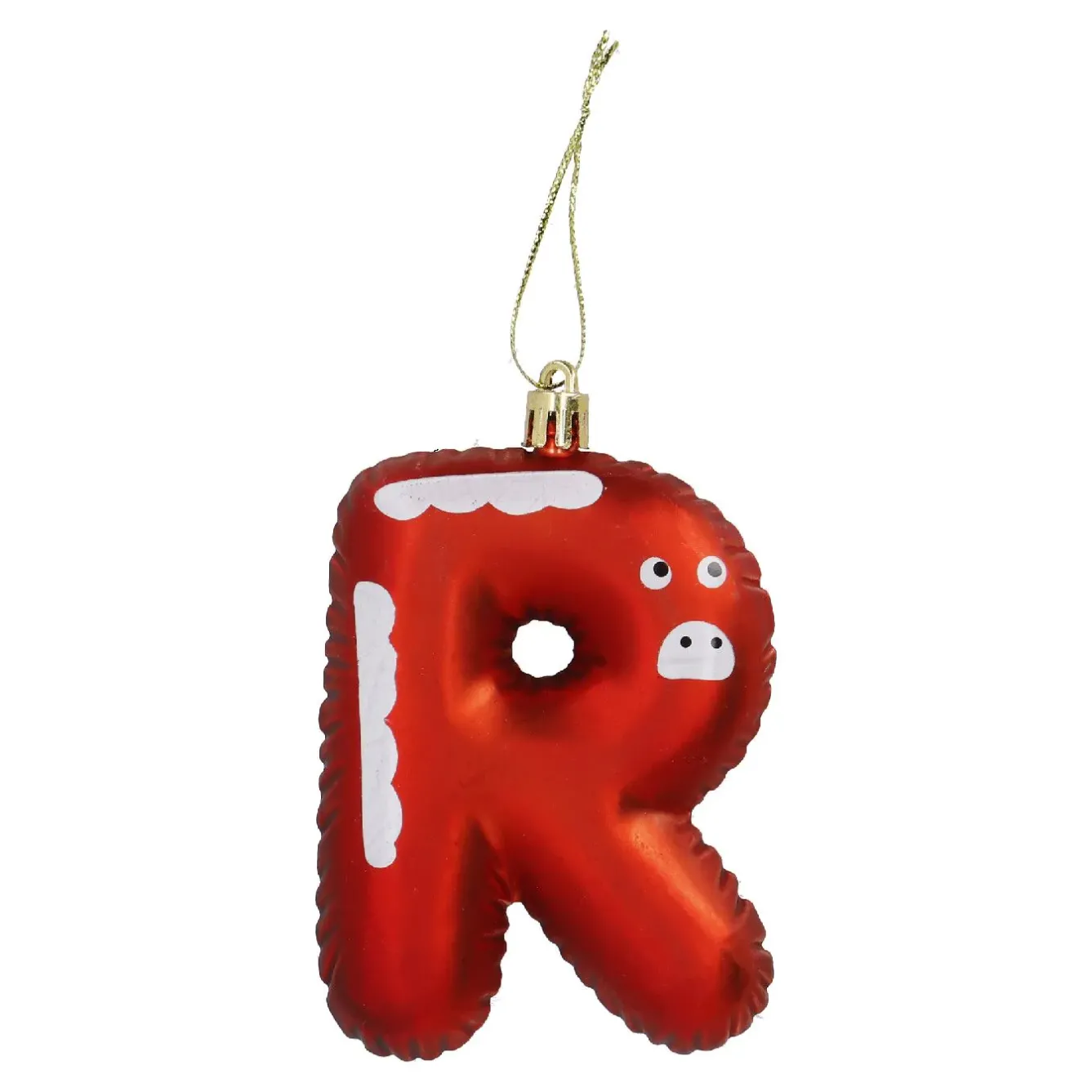 Outlet Anhänger Buchstabe, R/rot, 10 Cm Weihnachtsgeschenke|Weihnachtsbaumschmuck