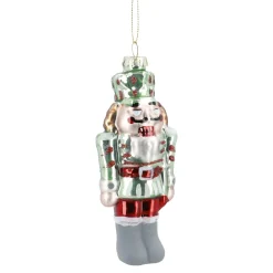 Sale Anhänger Fancy, Bunt, Nussknacker/grün, 14 Cm Weihnachtsbaumschmuck