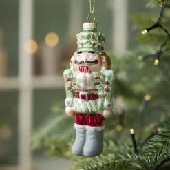 Sale Anhänger Fancy, Bunt, Nussknacker/grün, 14 Cm Weihnachtsbaumschmuck