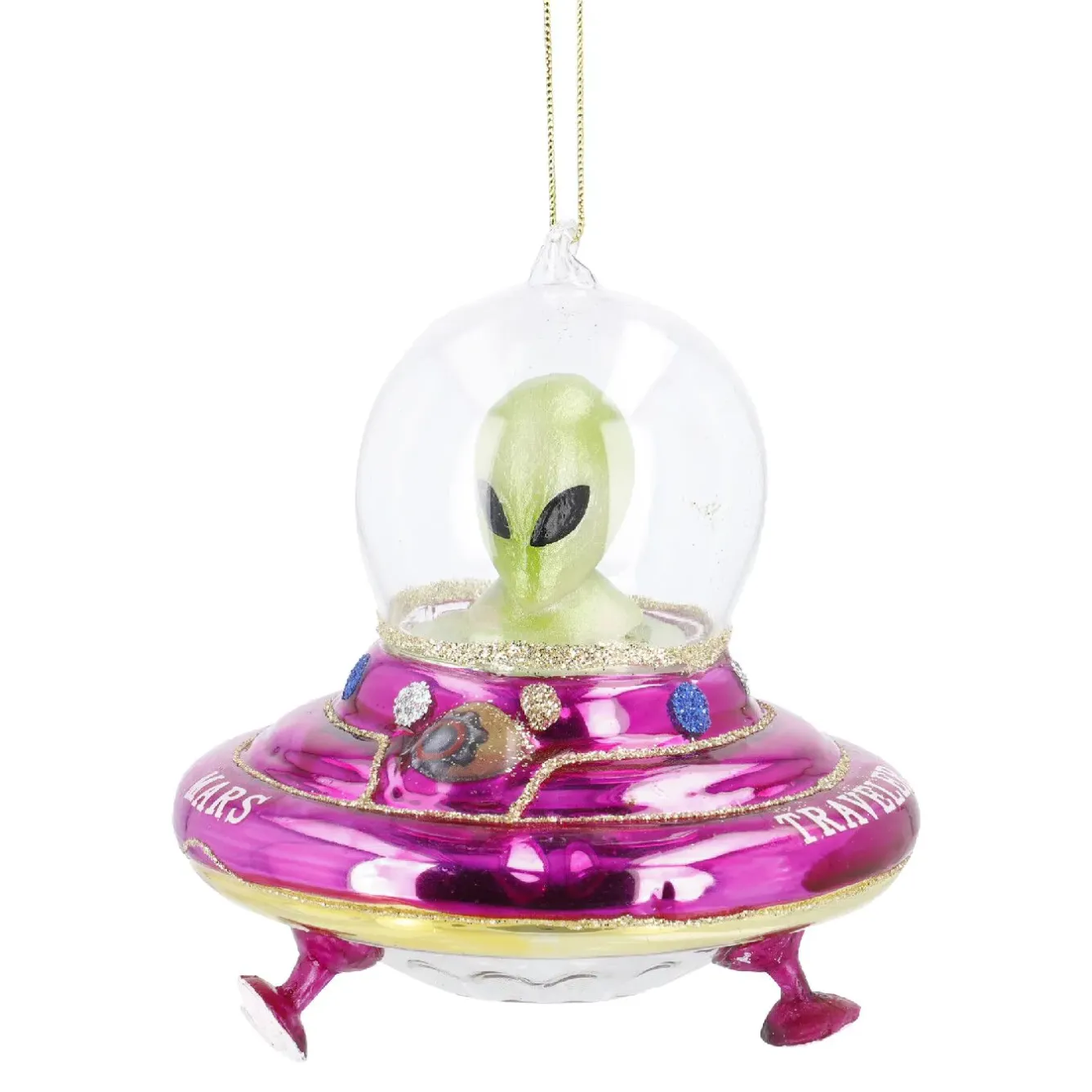 Best Anhänger Fancy, Deluxe, Alien/Ufo Weihnachtsbaumschmuck|Weihnachten