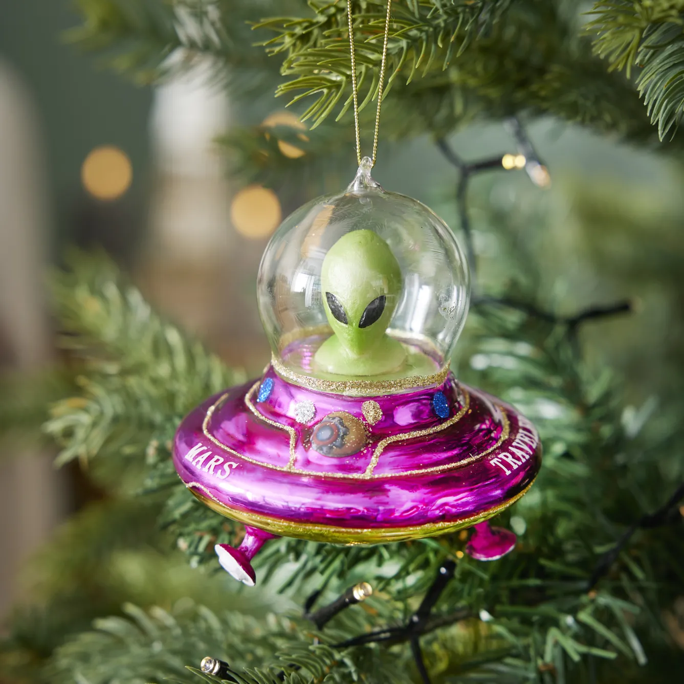 Best Anhänger Fancy, Deluxe, Alien/Ufo Weihnachtsbaumschmuck|Weihnachten