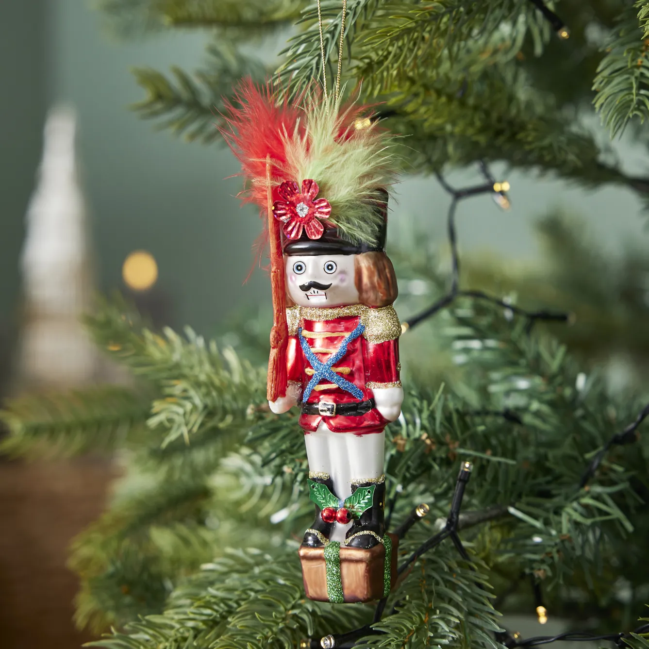 Discount Anhänger Fancy, Deluxe, Nussknacker/Blume Weihnachtsbaumschmuck|Weihnachten