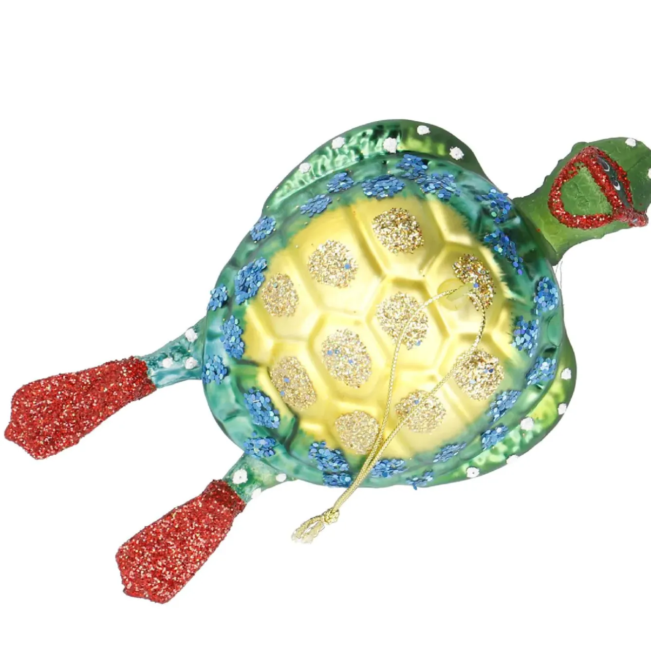 Clearance Anhänger Fancy, Edel, Schildkröte/Taucher, 14 Cm Weihnachtsbaumschmuck