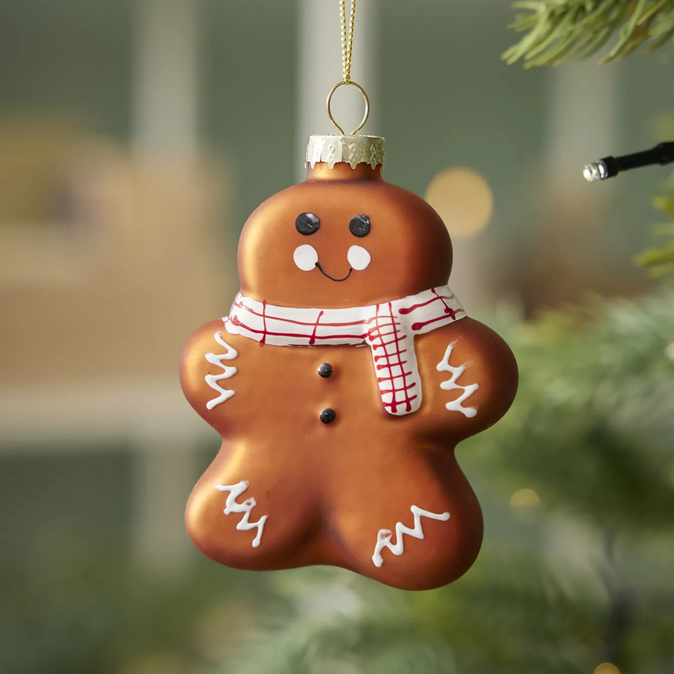 Sale Anhänger Fancy, Klein, Lebkuchenmann/braun Weihnachtsbaumschmuck|Weihnachten