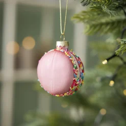 Hot Anhänger Fancy, Klein, Macaron/rosa Weihnachtsbaumschmuck