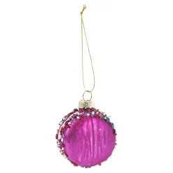 Clearance Anhänger Fancy, Klein, Macaron/lila Weihnachtsbaumschmuck