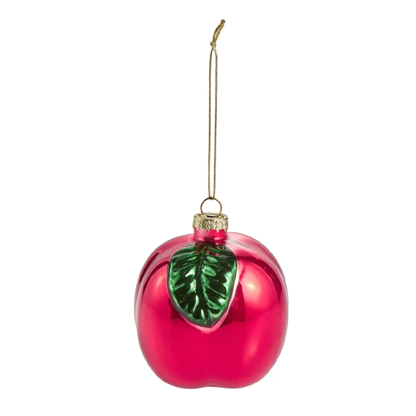 Clearance Anhänger Frucht, Apfel/rot, 7.5 Cm Weihnachtsbaumschmuck