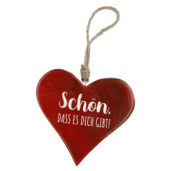 Hot Anhänger Herz, Schön/rot, 14.5 Cm Deko-Anhänger|Frühlingsdeko