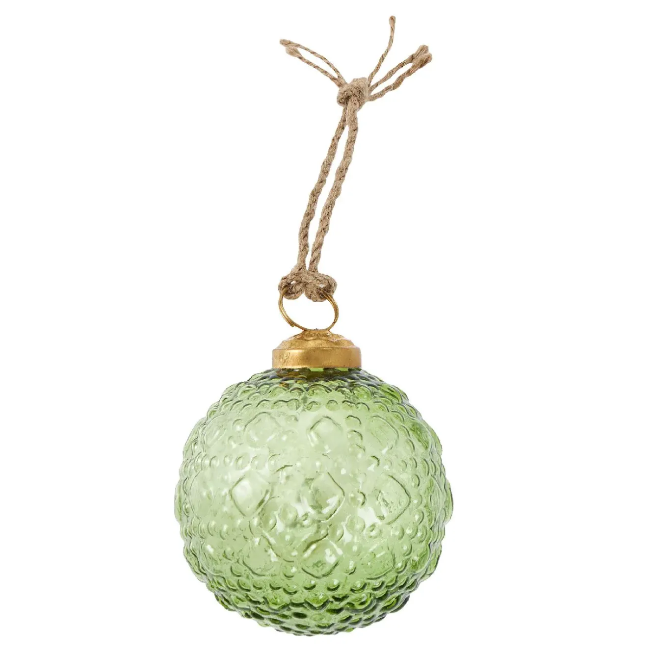 New Anhänger Ornament, Kugel/grün, 7 Cm Weihnachtsbaumschmuck