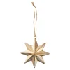 Best Anhänger Stern, Gold Antik, 10.5 Cm Deko-Anhänger|Weihnachtsbaumschmuck