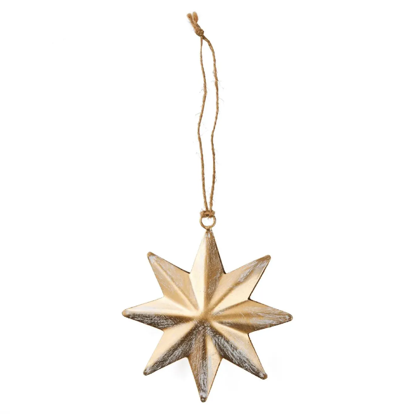 Best Anhänger Stern, Gold Antik, 10.5 Cm Deko-Anhänger|Weihnachtsbaumschmuck