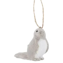 Discount Anhänger Vogel, Grau/links, 8.5 Cm Weihnachtsbaumschmuck|Weihnachten