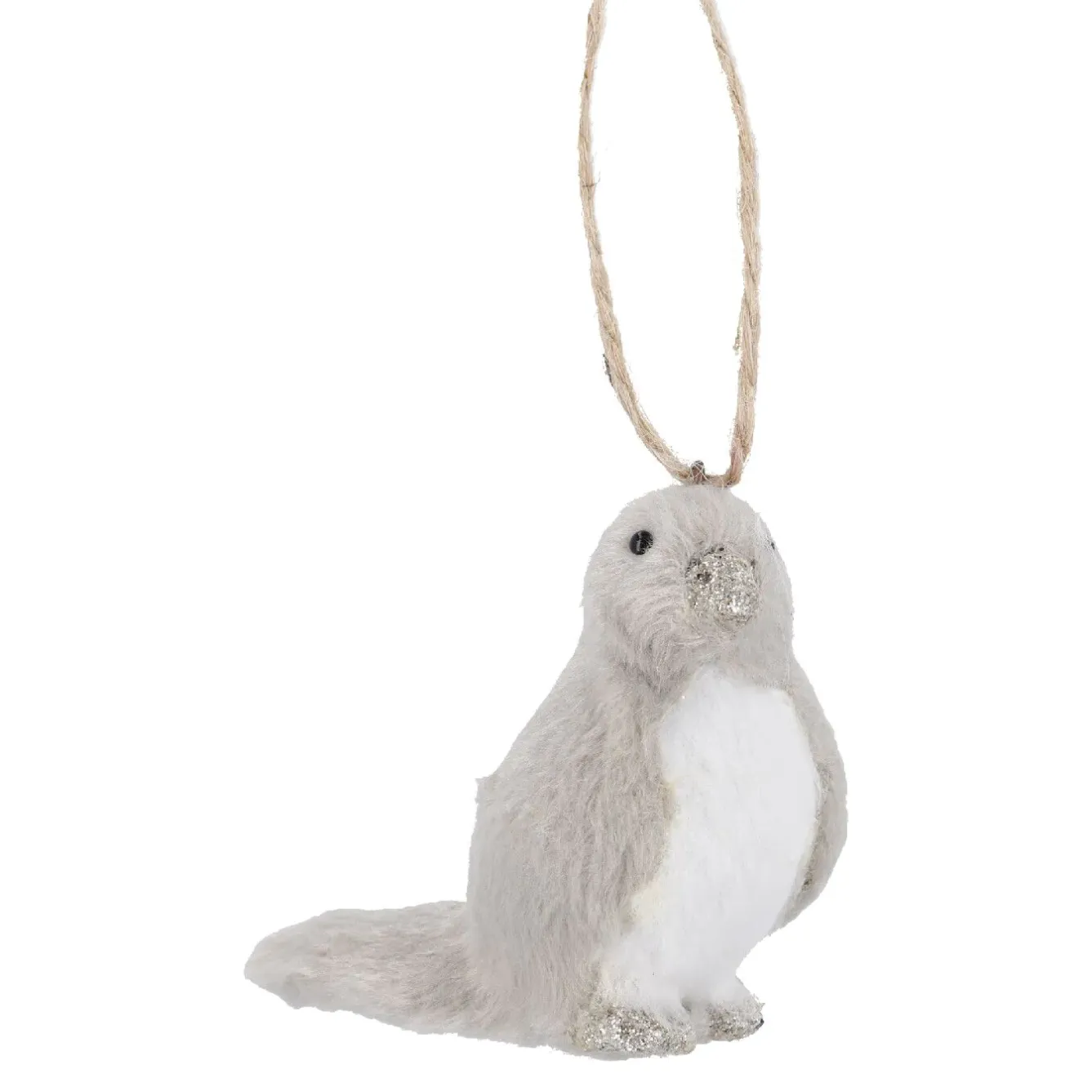 Discount Anhänger Vogel, Grau/links, 8.5 Cm Weihnachtsbaumschmuck|Weihnachten