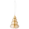 Best Anhänger Wabe, Tannenbaum, Creme/rund, 10 Cm Weihnachtsbaumschmuck|Weihnachtsdeko