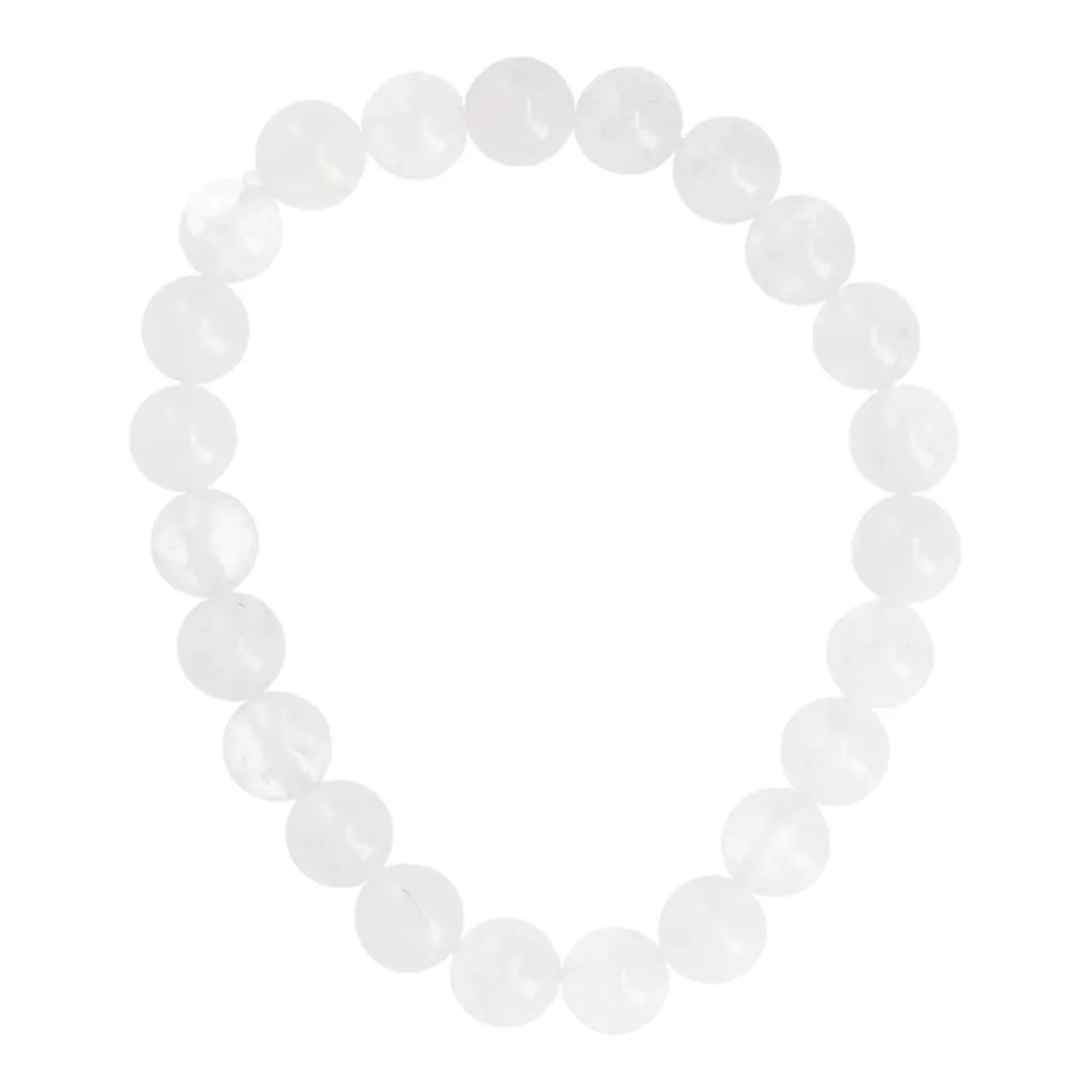 Online Armband Edelstein-Energie, Rockquarz/weiß Fashion