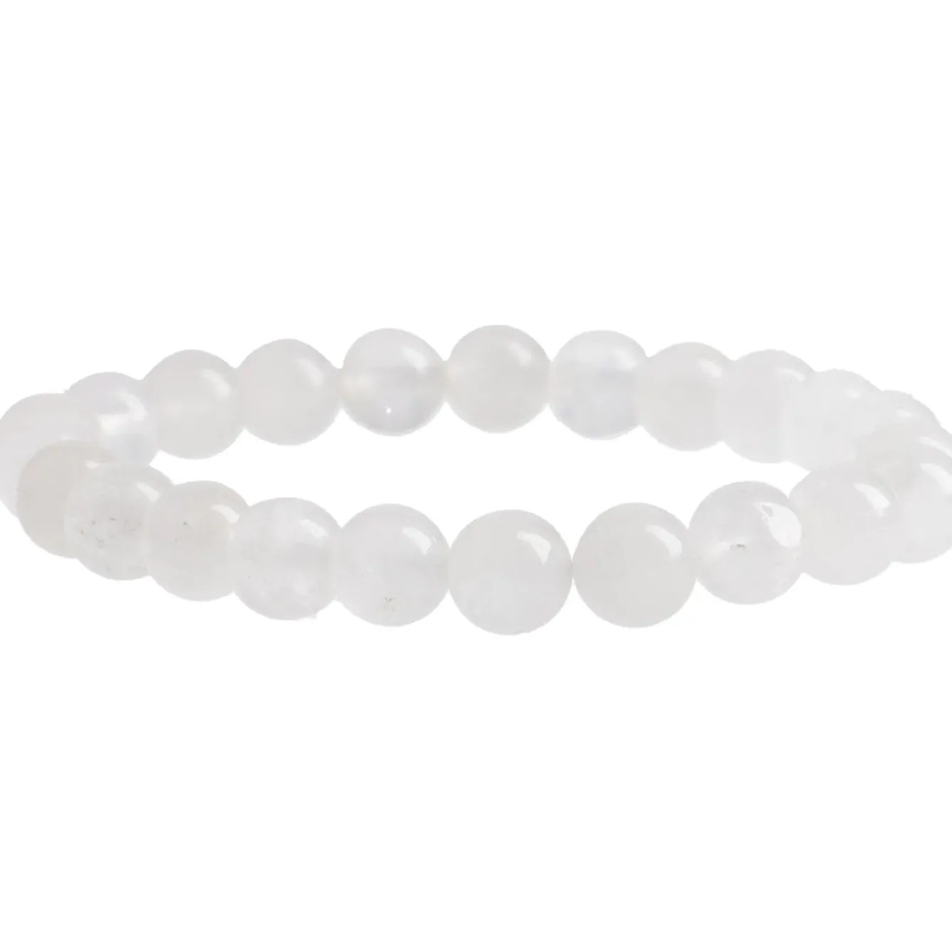 Online Armband Edelstein-Energie, Rockquarz/weiß Fashion