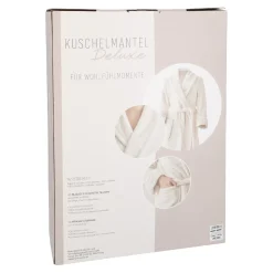 Best Bademantel Flausch, Creme, S/M Geschenkideen|Fashion