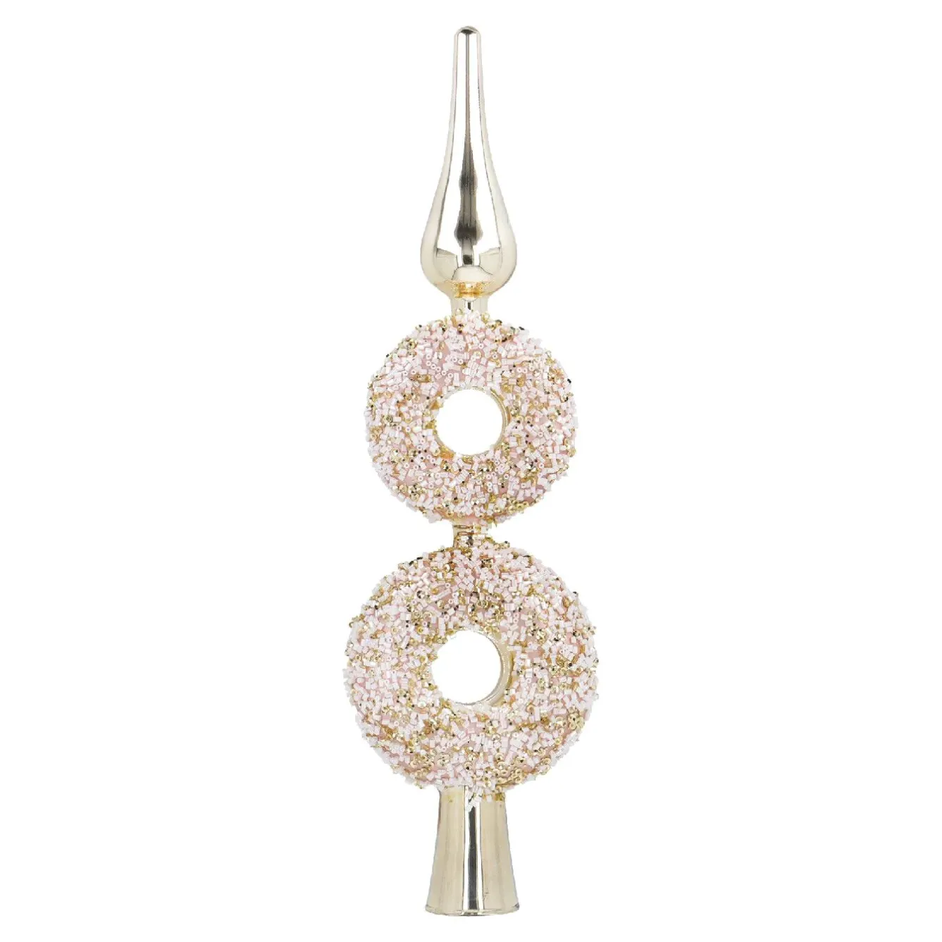 Discount Baumspitze Fancy, Donuts/gold, 30 Cm Weihnachtsbaumschmuck