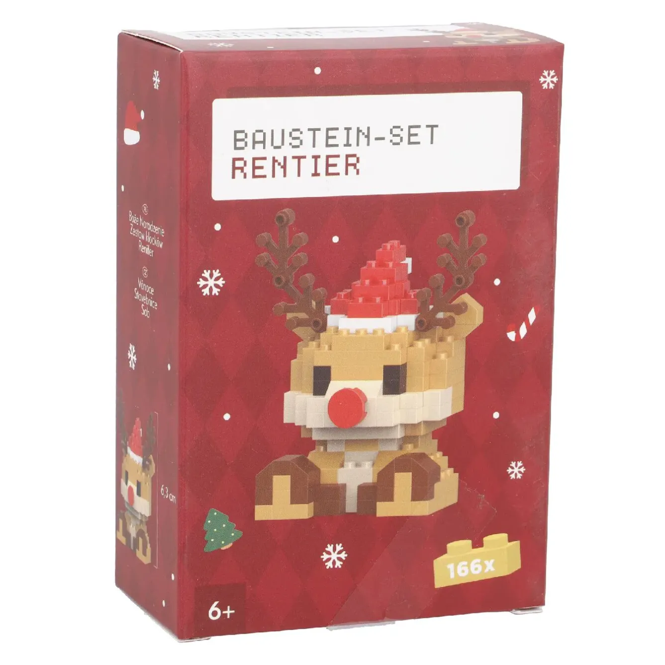 New Bausteine-Set 3D, Xmas/Rentier, Klein Geschenkideen|Spielzeug