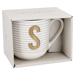 Clearance Becher Buchstabe/Streifen, S, 450 Ml Küche|Weihnachtsbecher