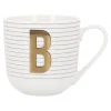 Discount Becher Buchstabe/Streifen, B, 450 Ml Küche|Weihnachtsbecher