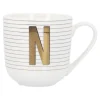 Clearance Becher Buchstabe/Streifen, N, 450 Ml Küche|Weihnachtsbecher