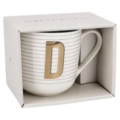 Hot Becher Buchstabe/Streifen, D, 450 Ml Küche|Weihnachtsbecher