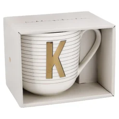 Sale Becher Buchstabe/Streifen, K, 450 Ml Küche|Weihnachten