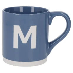 Hot Becher Buchstabe/Uni, M/blau, 440 Ml Küche