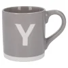 Sale Becher Buchstabe/Uni, Y/grau, 440 Ml Küche