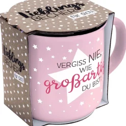 Sale Becher Emaille-Optik, Großartig, 350 Ml Küche