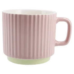 Outlet Becher Riffel, Rosa, 230 Ml Küche
