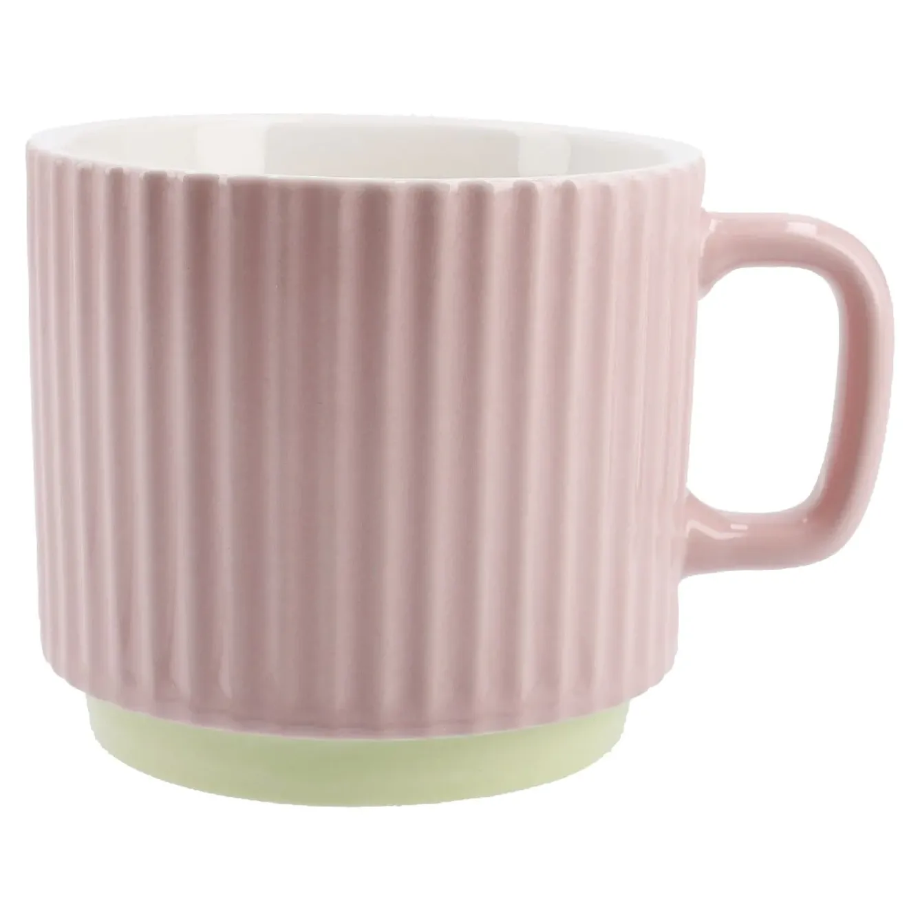 Outlet Becher Riffel, Rosa, 230 Ml Küche