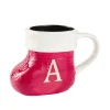 Becher Stiefel Mit Buchstabe, A/rot, 400 Ml Küche|Nikolaus