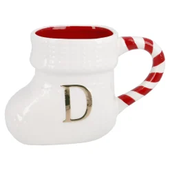 New Becher Stiefel Mit Buchstabe, D/weiß, 400 Ml Küche|Nikolaus