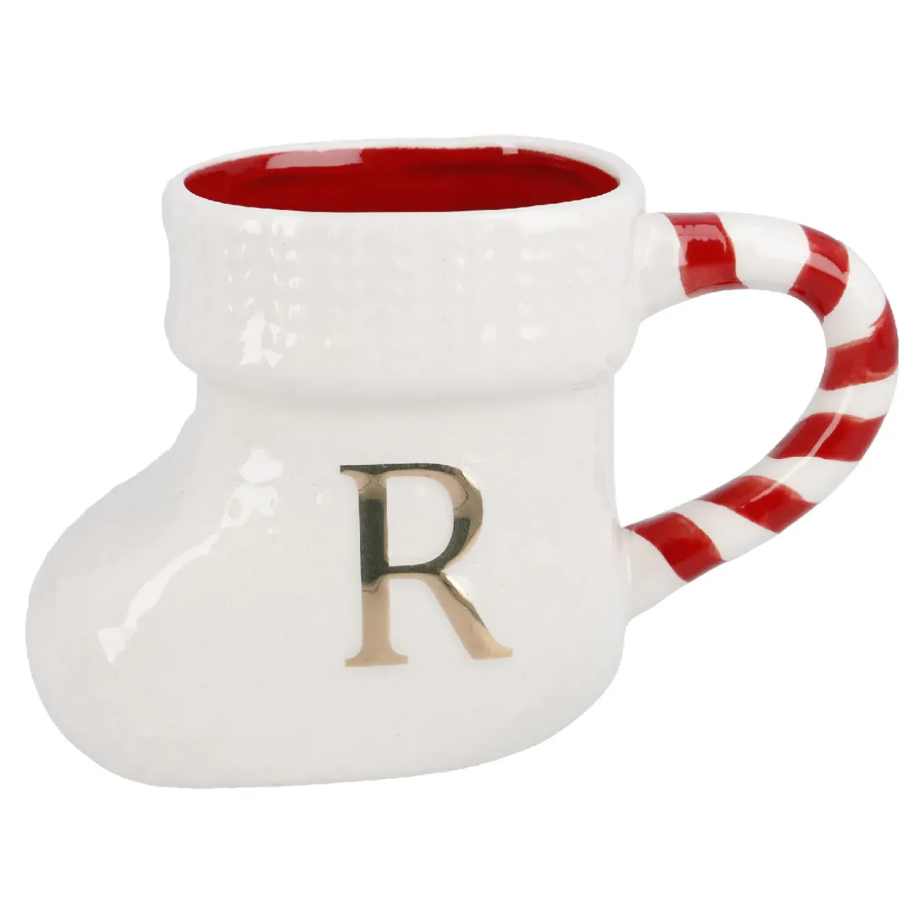 Outlet Becher Stiefel Mit Buchstabe, R/weiß, 400 Ml Küche|Nikolaus