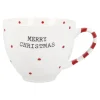 Outlet Becher Streifen-Henkel, Punkte, 450 Ml Küche|Weihnachtsbecher