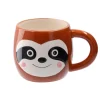 Online Becher Tier, Faultier/braun, 400 Ml Küche|Weihnachtsgeschenke