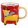 New Becher Xmas/Tierfuß, Rentier, 480 Ml Küche|Weihnachtsbecher