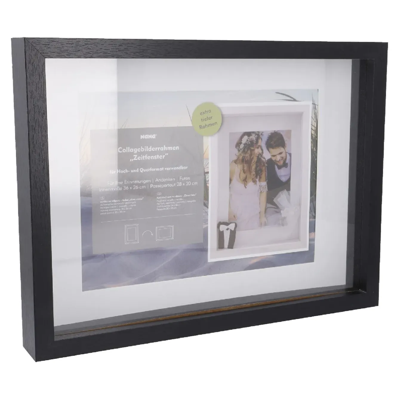 Online Bilder-Wechselrahmen, Tief, Schwarz, 36 X 26 Cm Bilderrahmen|Weihnachtsgeschenke