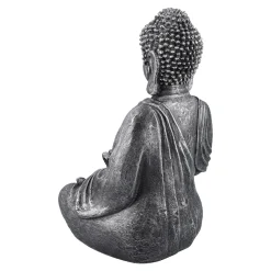 Sale Buddha Blüte, Silber-grau, 40 Cm Geschenkideen|Figuren