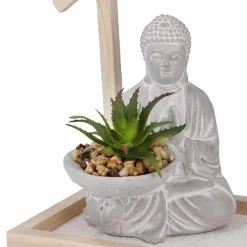 Hot Buddha Dekotablett, Natur/grau Deko-Objekte
