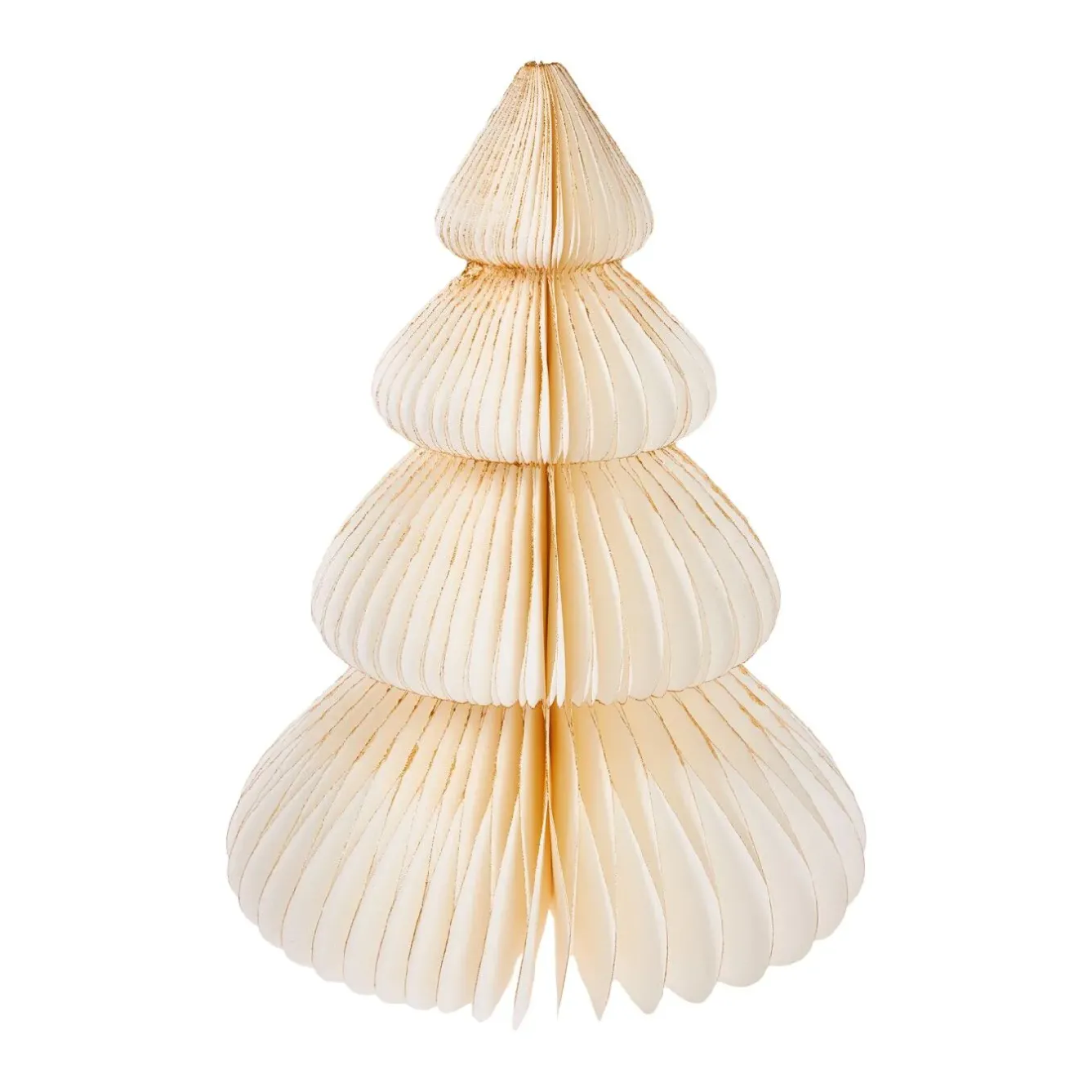Hot Deko-Baum Wabe, Creme/4 Stufen, 30 Cm Weihnachtsdeko