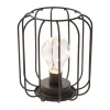 Deko-Lampe Metallstreben/abgerundet, 17.5 Cm Lichterwelt