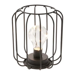 Deko-Lampe Metallstreben/abgerundet, 17.5 Cm Lichterwelt