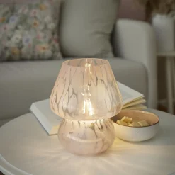 Deko-Lampe Sprenkel, Rosa, 18.5 Cm Lichterwelt