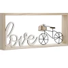 Outlet Deko-Objekt Fahrrad, Love, 32.5 Cm Deko-Objekte